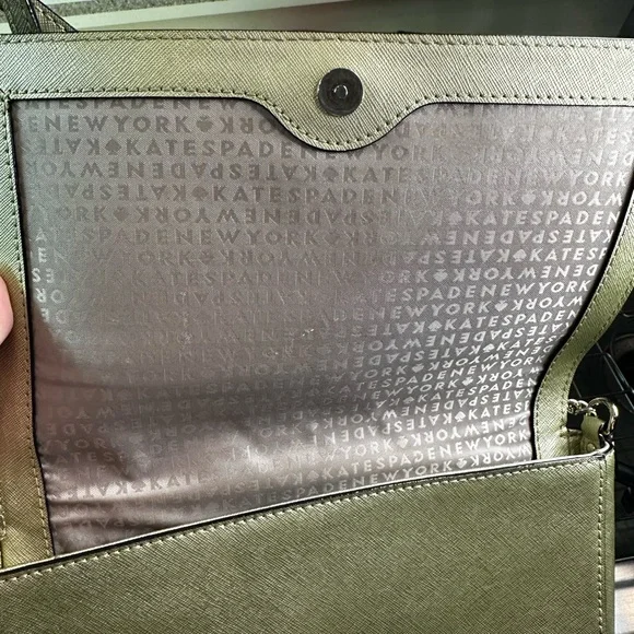 Kate Spade Metallic Gold Crossbody EUC - Picture 11 of 15